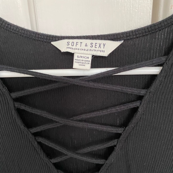 American Eagle, Soft & Sexy Long Sleeve Dress, Size S - Picture 6 of 6